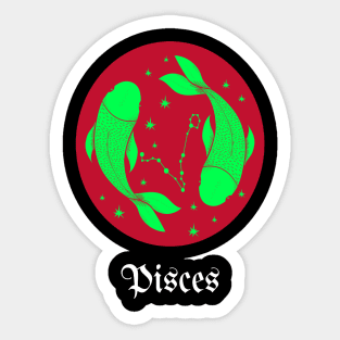 PISCES HOROSCOPE Sticker